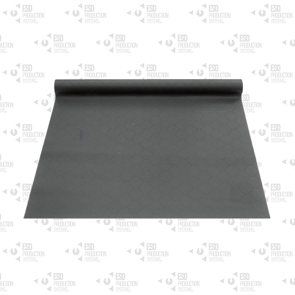 ESD Opaque Black Grid Curtain film